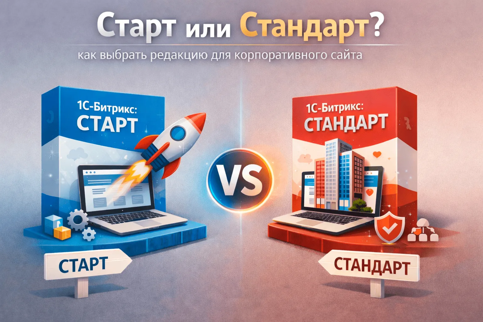 Старт или Стандарт: как выбрать редакцию для корпоративного сайта в Нальчике